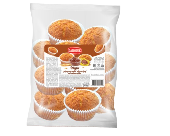 Cupcake with chocolate filling "Daroink" 240g 