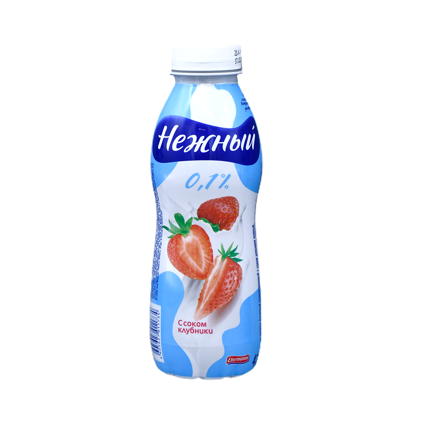 Յոգուրտ.ըմպելիք «Նեժնիյ» ելակի հյութով 0.1%420գր