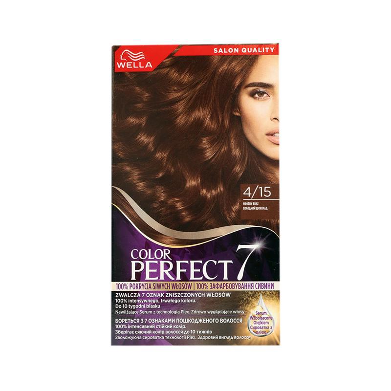 Hair dye "Wellaton Perfect 4/15