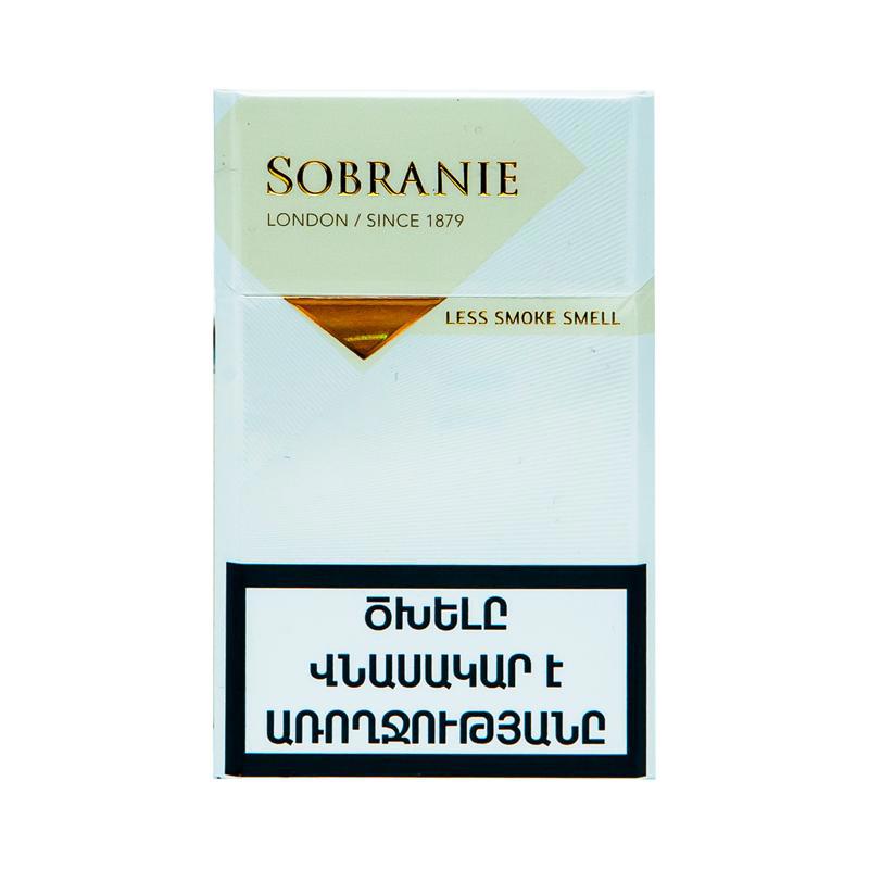 Cigarettes "Sobranie" gold, king size