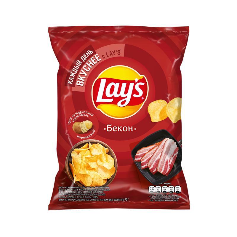 Չիպս «Լեյս» բեկոն 70գր