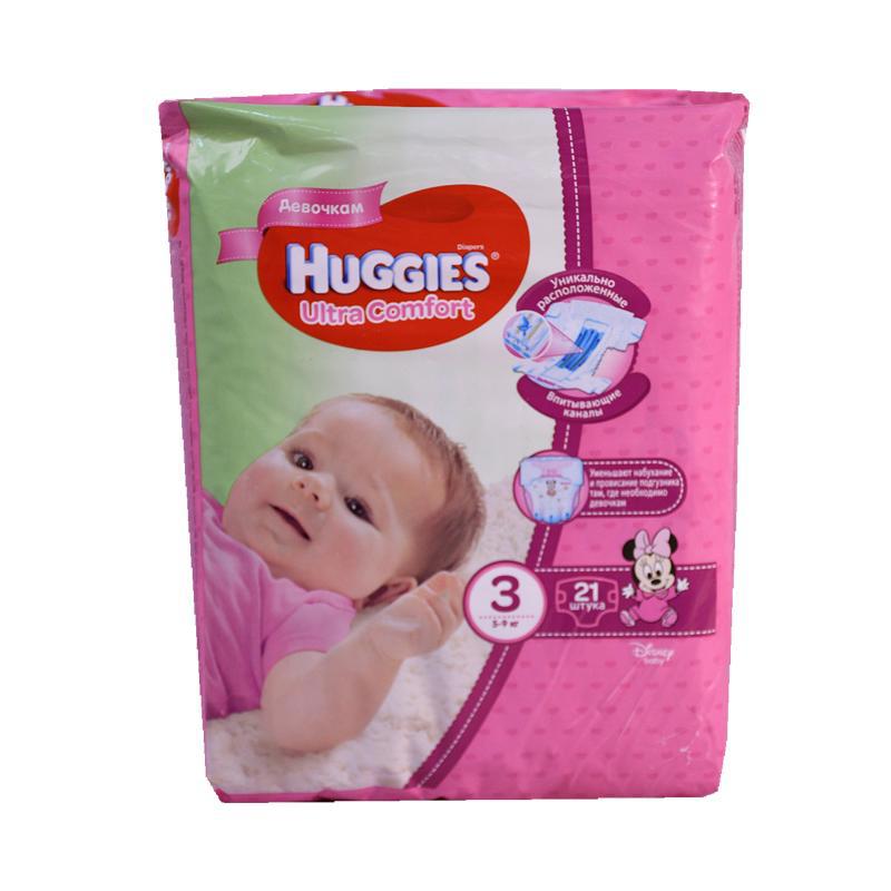 Подг. Huggies UltraComf.д/д 3 5-9кг 21шт