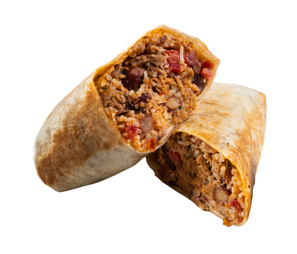 Shrimp burrito