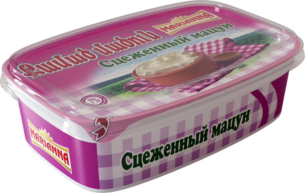 Մածուն քամած "Մարիաննա" 180գ, յուղայնությունը` 7%