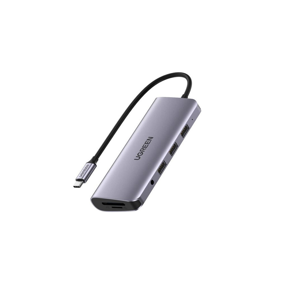 Բաժանարար UGREEN CM512 45000 6-in-1 USB-C HUB