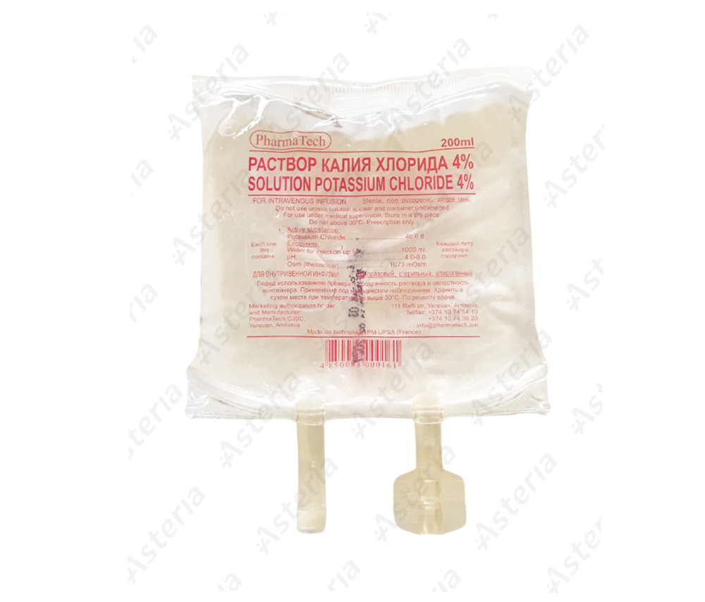 Potassium chloride sol. 4% 200ml