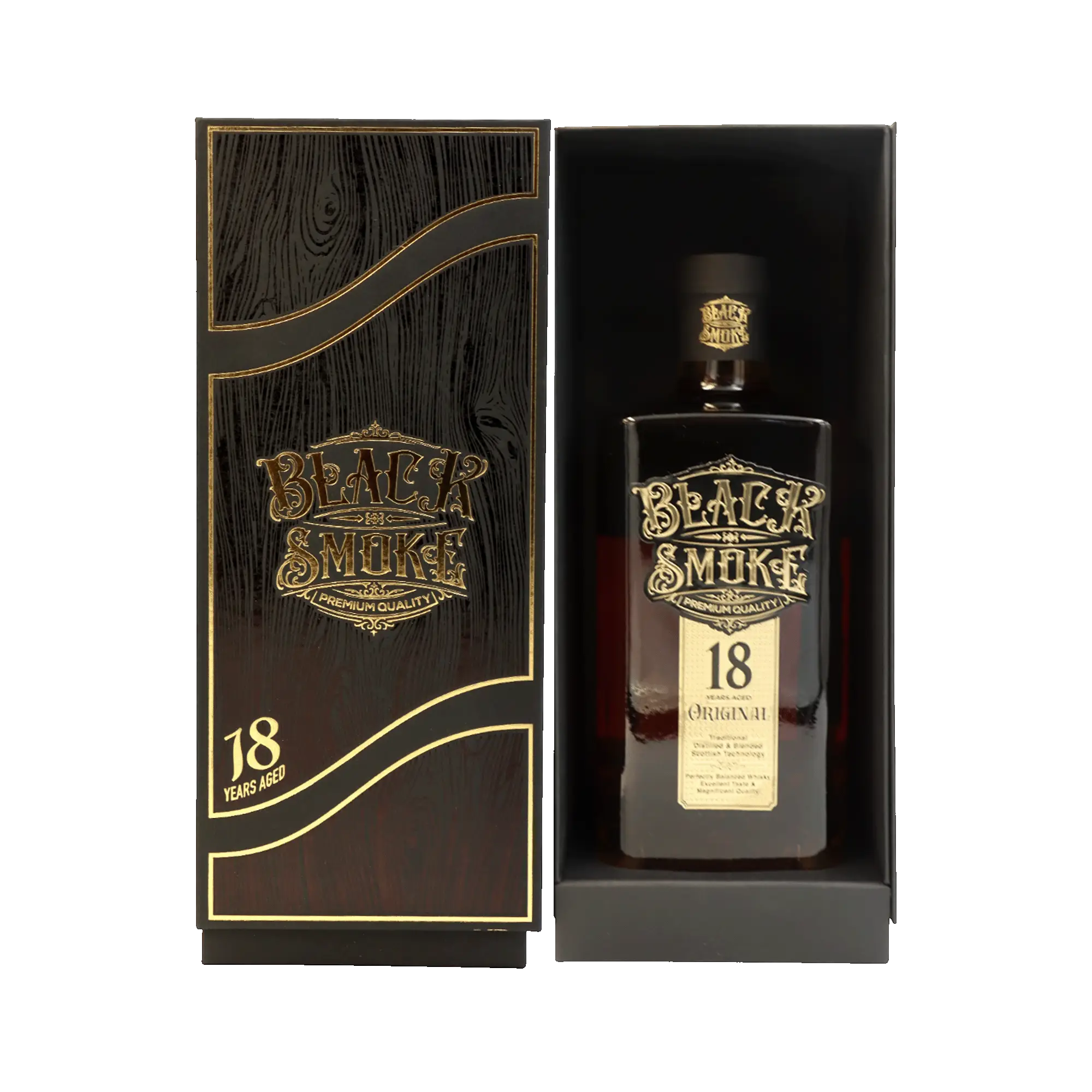 Виски Black Smoke Original 18л (кор) 1л