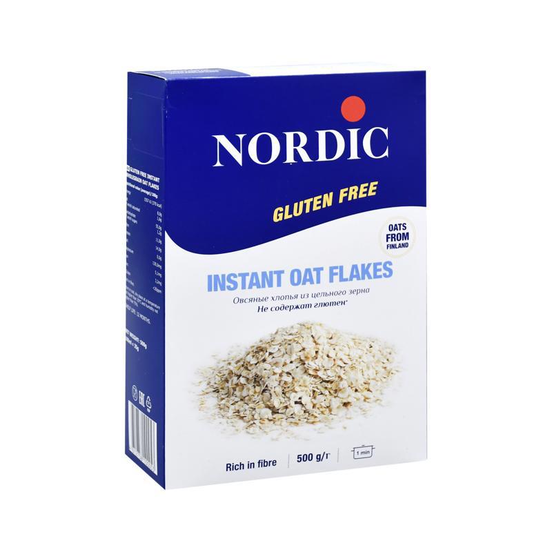 Oat flakes "Nordic" Instant, gluten free 500g