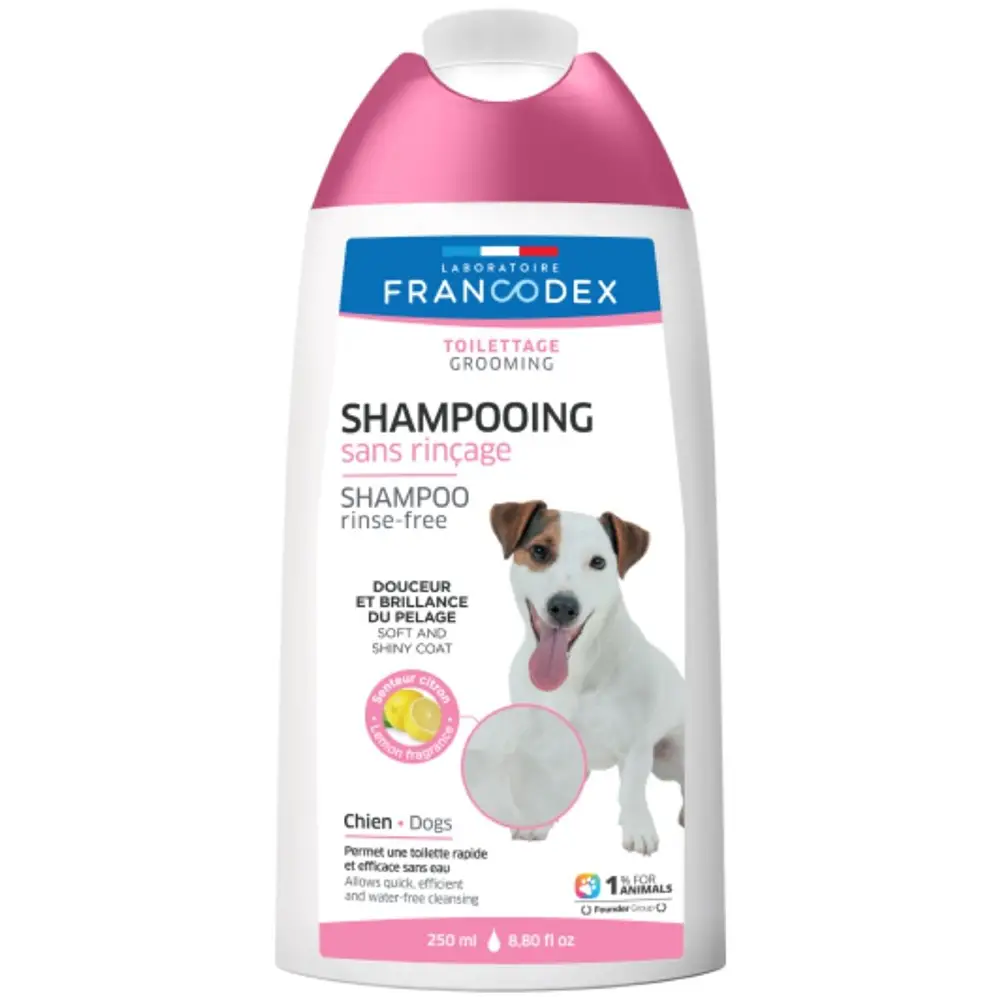 Շամպուն չոր 250մլ / Francodex Rinse-Free Shampoo 250ml