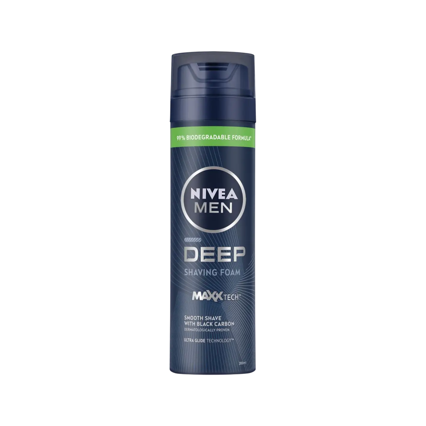 Shaving foam "Nivea" Deep, coal 200ml