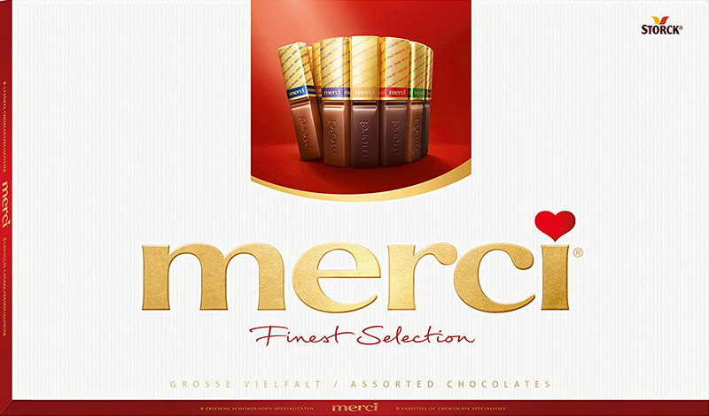Շոկոլադե կոնֆետների հավաքածու "Merci" 400գ