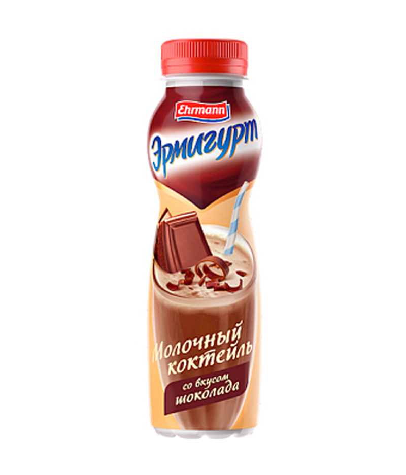 Drinking yoghurt product with chocolate "Ehrmann Ermigurt" 280g , richness: 2,5%

