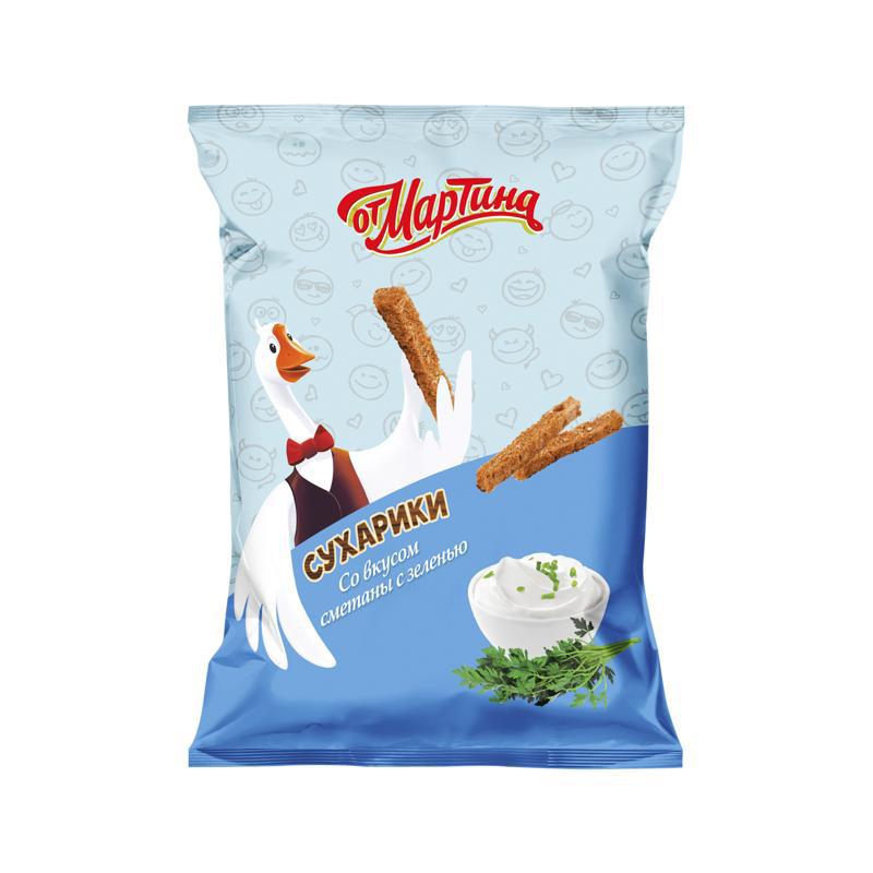 Չորահաց ձողիկներ «Օտ Մարտինա» թթվասեր և կանաչի 60գր