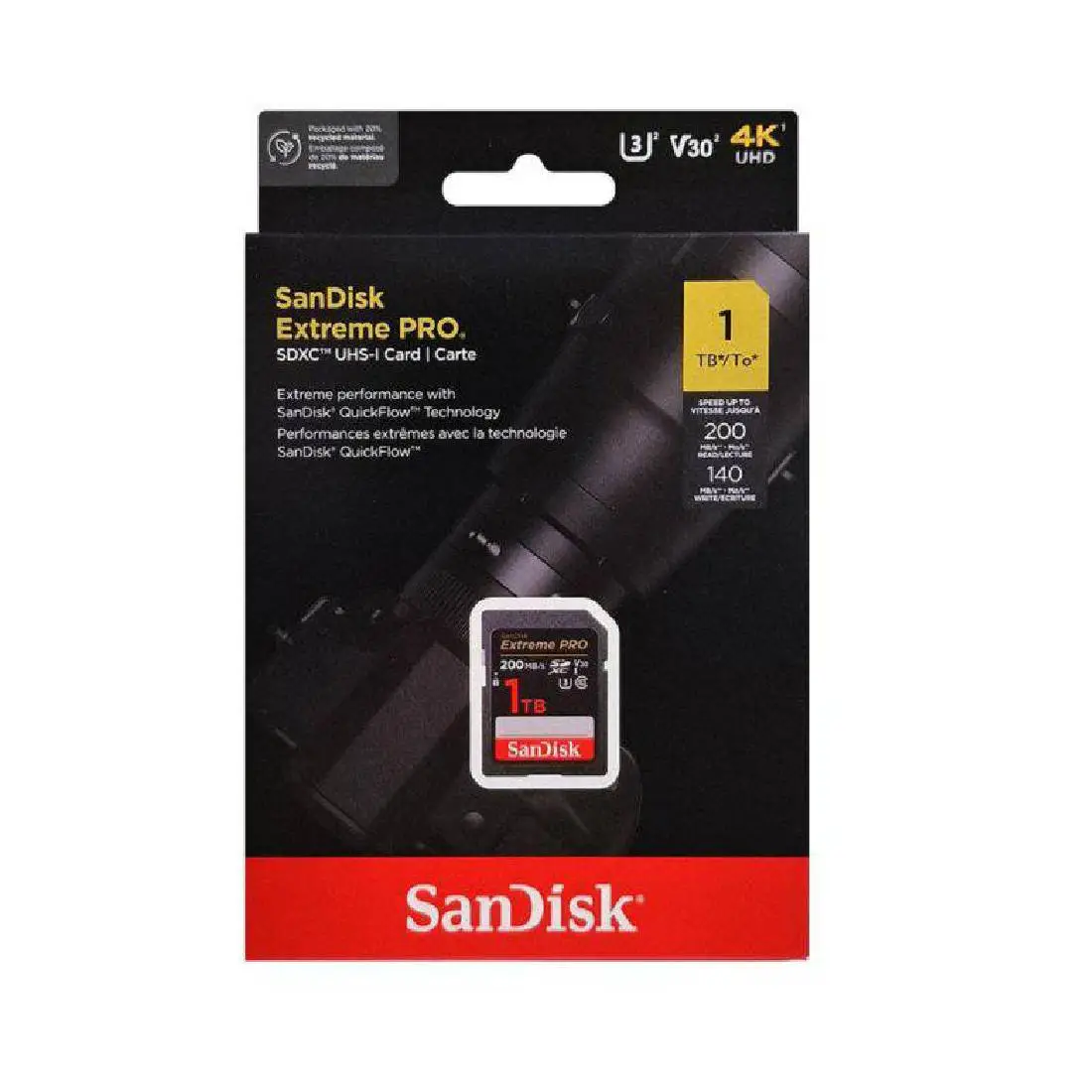 Հիշողության քարտ Sandisk Extreme Pro 1TB MicroSDXC UHS-I Card 200MB/S