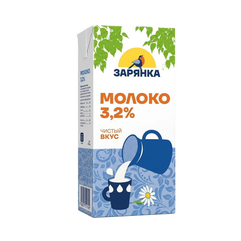 Կաթ Зарянка 3.2% 1լ