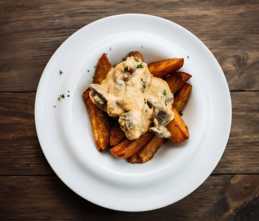 Village Potato with Cheese & Mushroom
