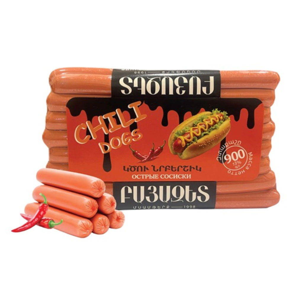 Նրբերշիկ Chili Dogs 900գ
