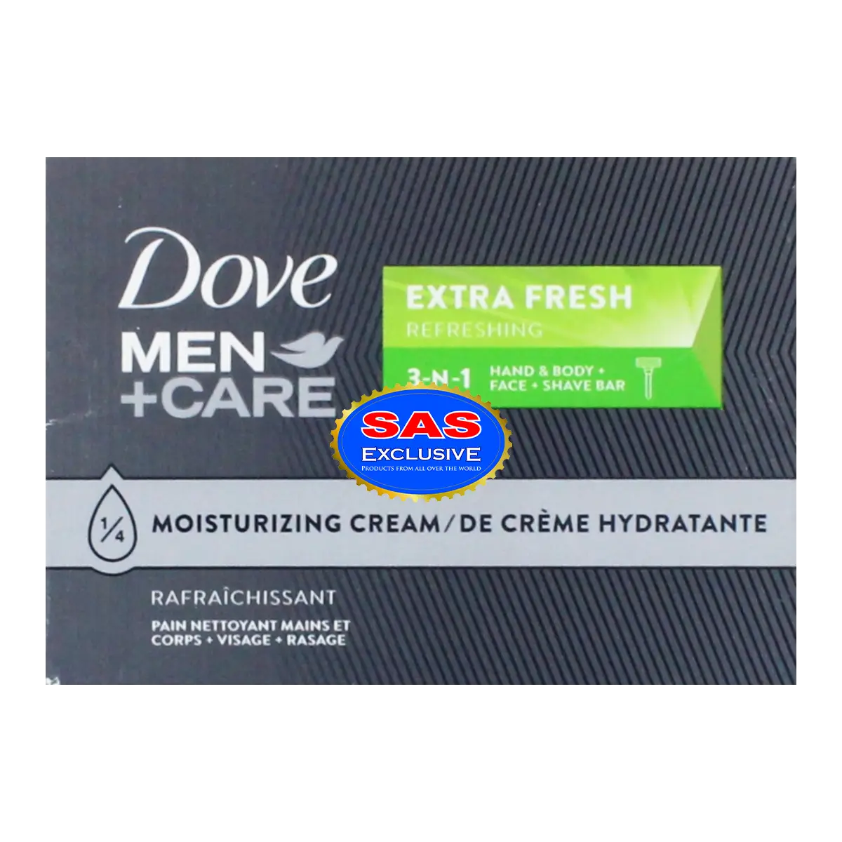Cream-soap "Dove Men+Care Extra Fresh 3 in 1" 106g
