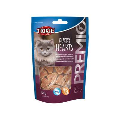 Trixie Duck Hearts Duck քաղցրավենիք կատուների համար, 50 գ