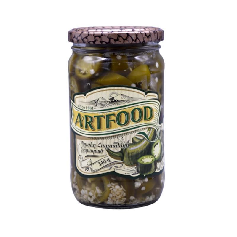 Marinated jalapeno "Artfood" sliced g/b 340g