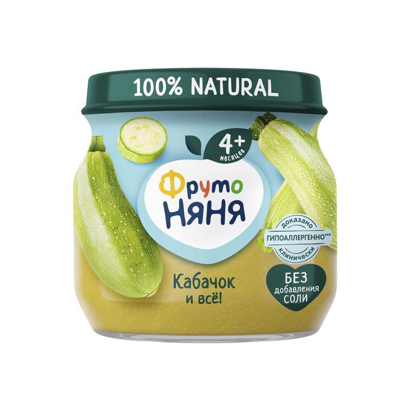 Puree "Fruto Nyanya" zucchini, salt free 4m 80g