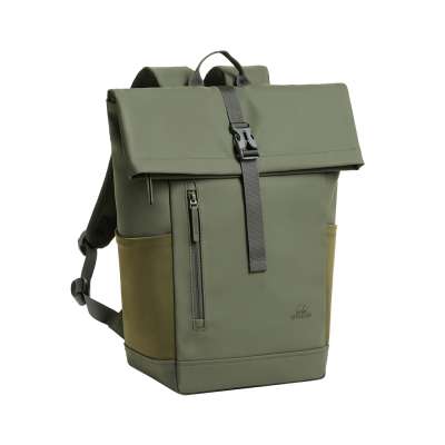 Ուսապարկ Rivacase 7826 olive green Eden-ECO 17L Roll top 14"
