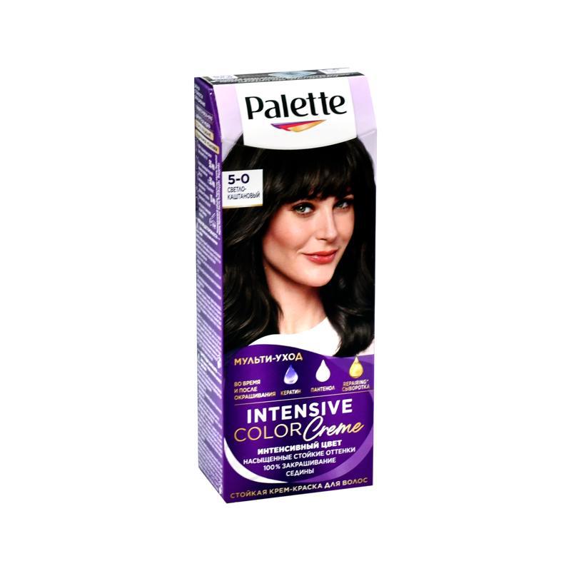 Hair dye "Palette" 5-0 light chestnut