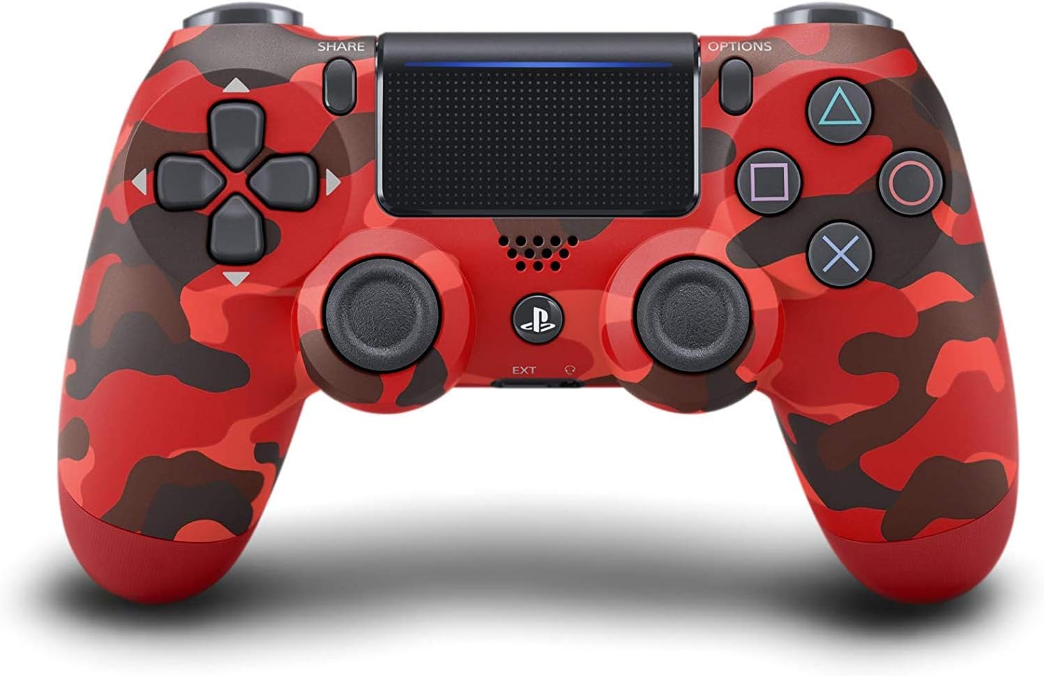 PlayStation Dualshock 4 Wireless Controller, 4, Red Camouflage