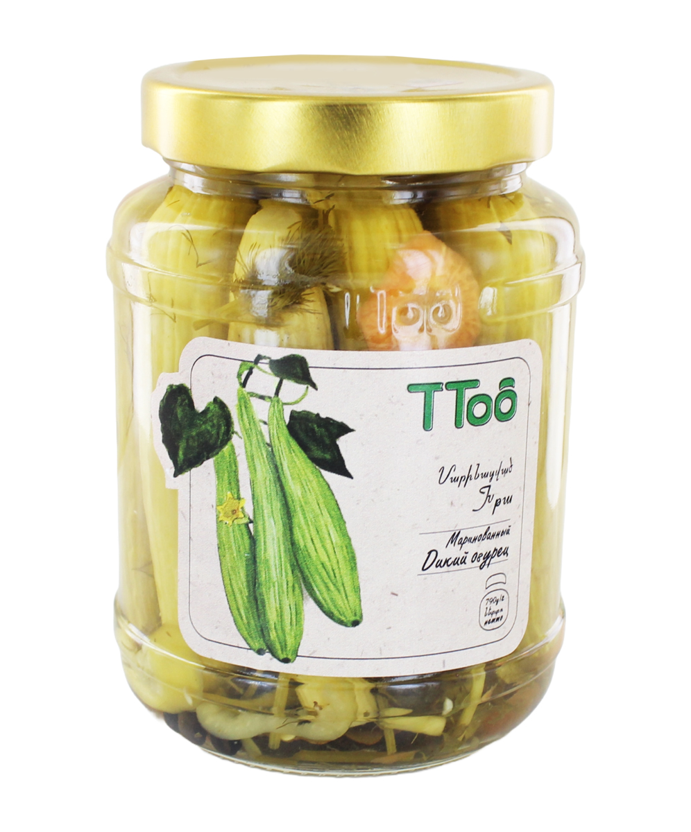 Дикий огурец маринованный "Тту" 790г