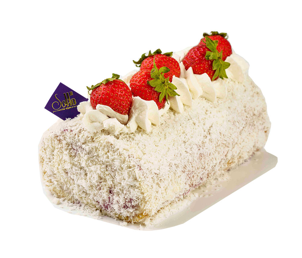 Strawberry cake roll