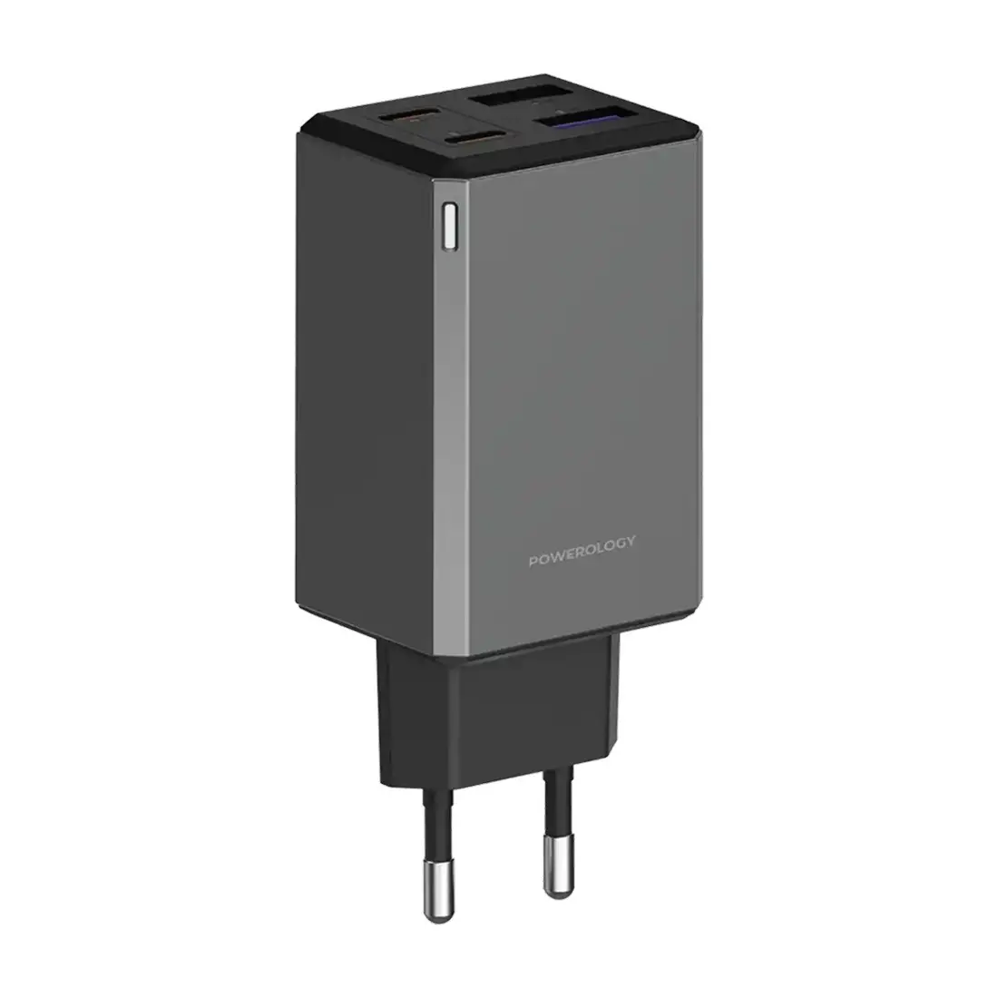 Լիցքավորիչ Powerology 65W GaN Multi-Port Travel Adapter PWCUQC064