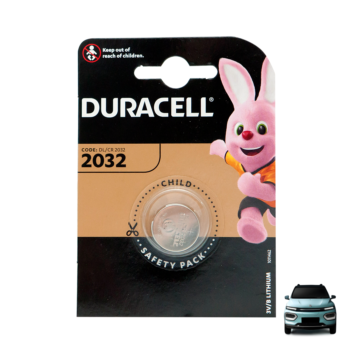 Battery "Duracell" DL/CR2032 3V 1pc