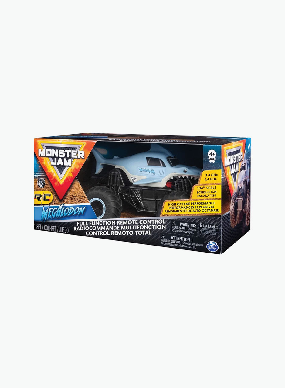 Spin Master Машина с дистанционным управлением Monster Jam "Megalodon"