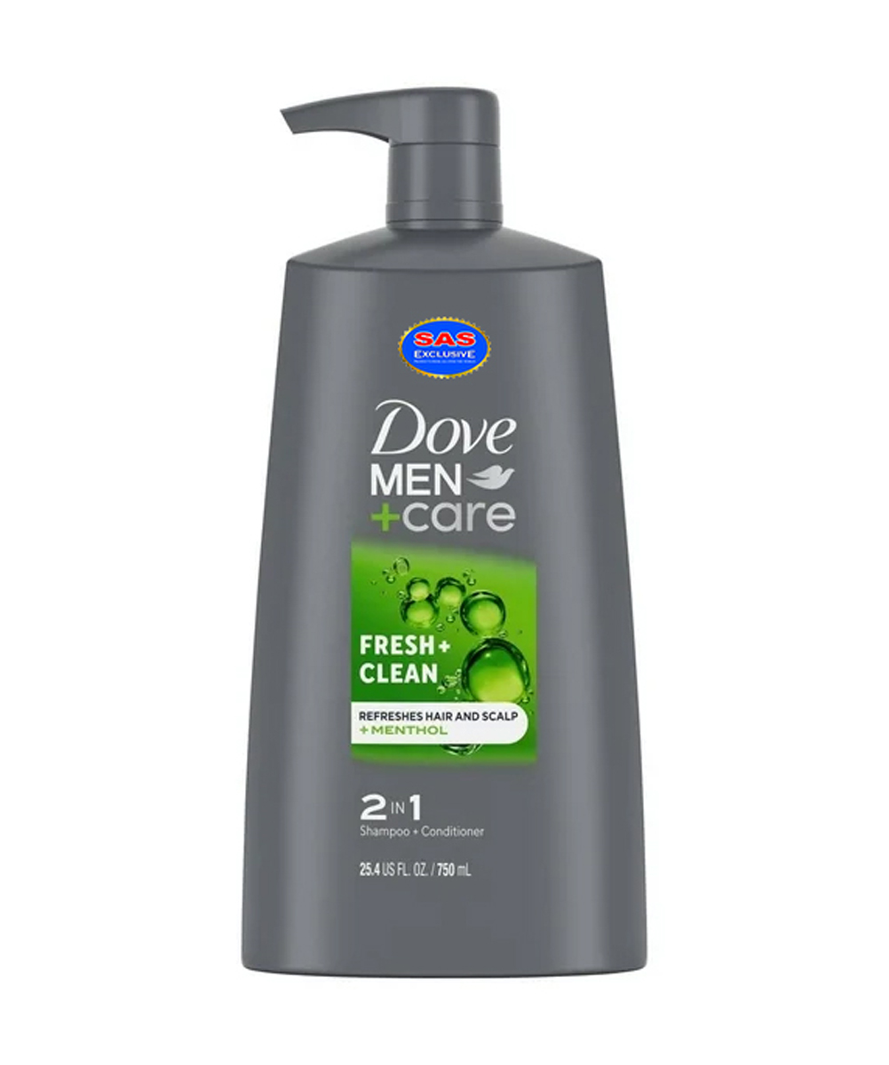 Shampoo-conditioner "Dove Men+Care Fresh Clean" 750ml