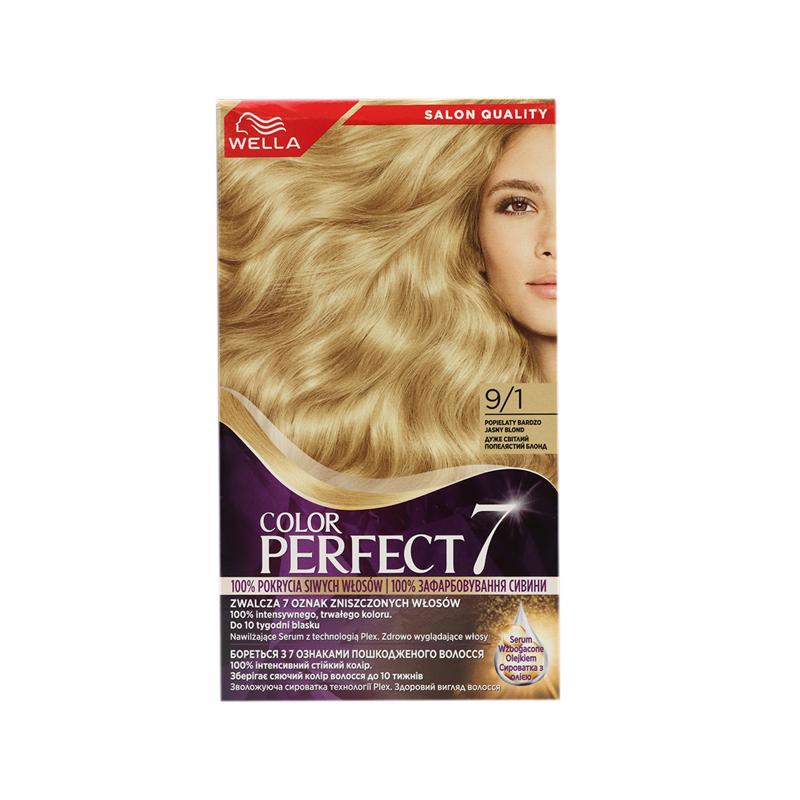 Hair dye "Wellaton Perfect 9/1