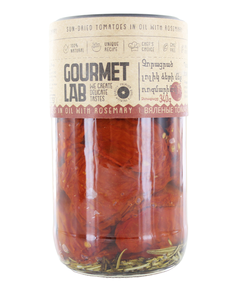 Լոլիկ չորացրած ձեթի մեջ "Gourmet LAB" 350գ