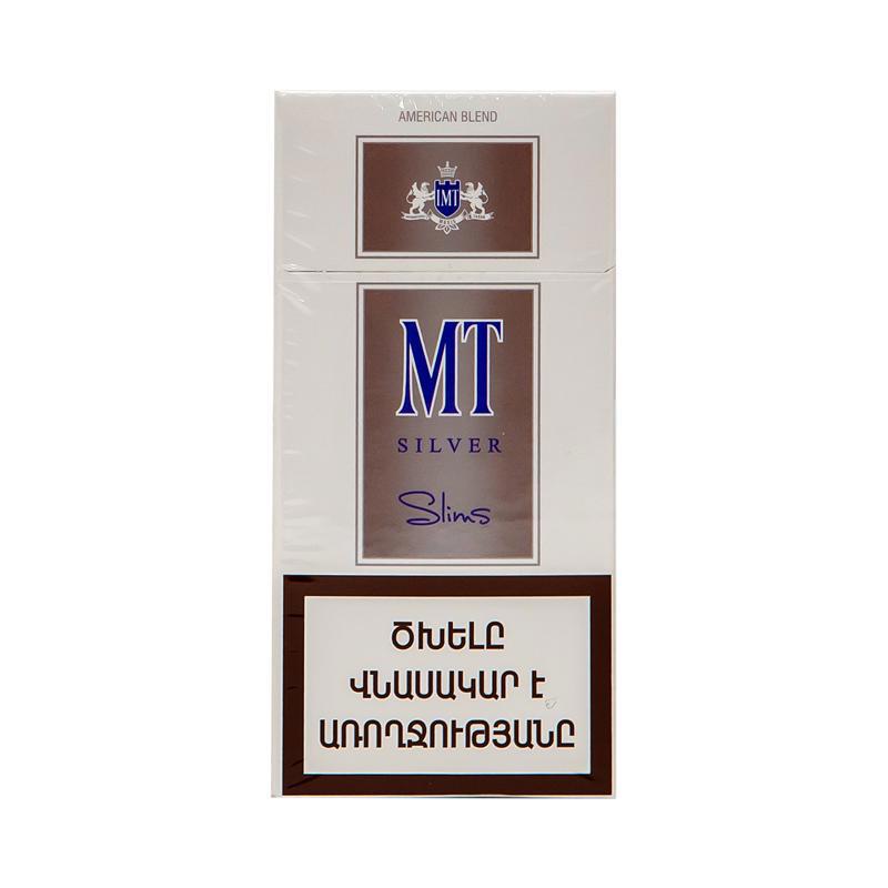 Cigarettes "MT" silver SL 100/6.6