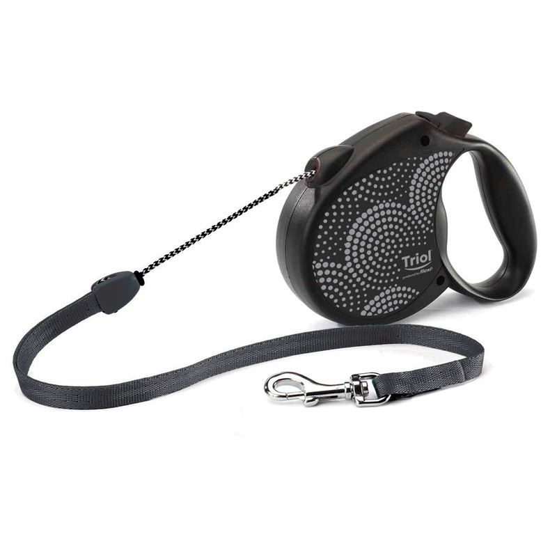 Triol Roulette leash for dogs Flexi Life Bubbles S (up to 12 kg), cable, 5 m