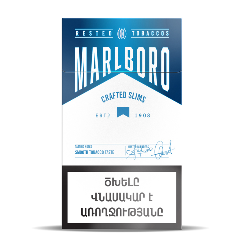 Cigarettes "Marlboro Crafted Slims Blue"


