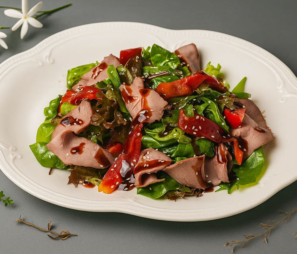 Roast beef salad