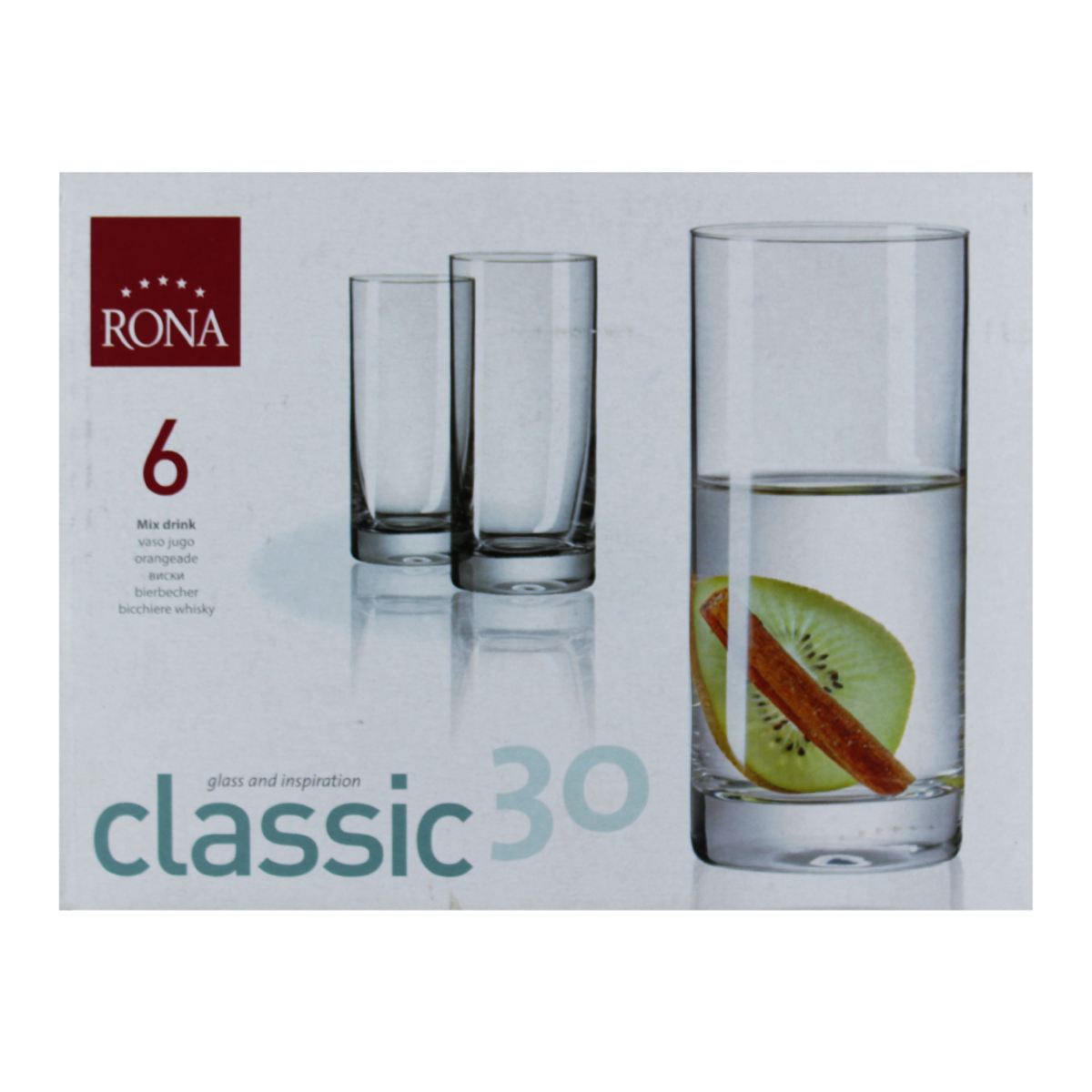 Glass "Rona Classic" 6 pcs.
