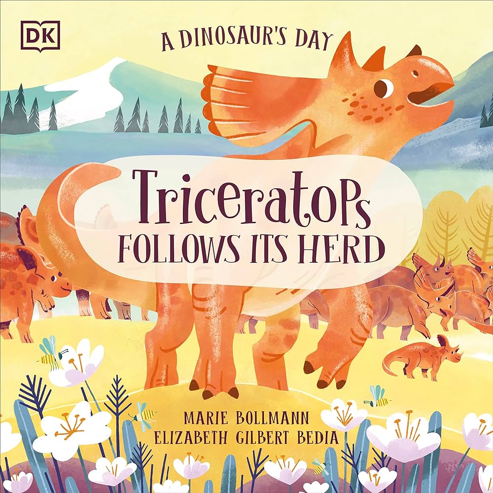 A Dinosaurs Day: Triceratops Follows Its