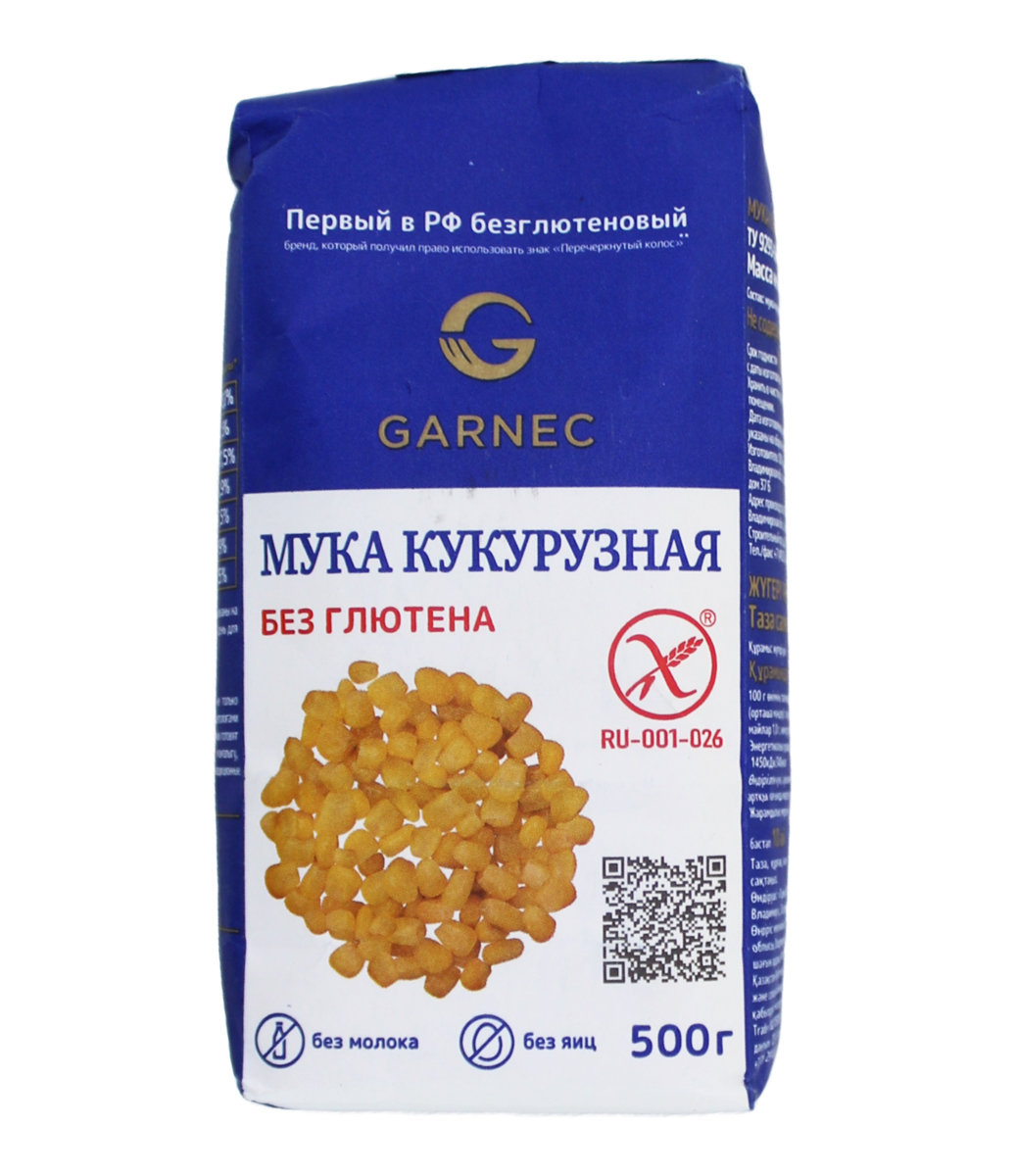 Ալյուր եգիպտացորենի "Гарнец" 500գ