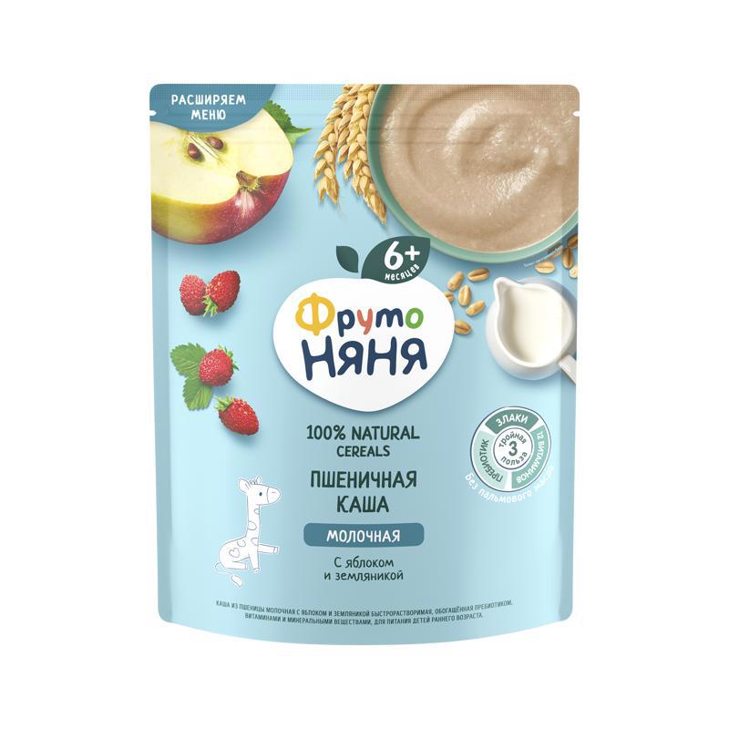 Ցորենի կաթնային շիլա «Ֆրուտո Նյանյա» խնձոր և մորի 6ամս. 200գր