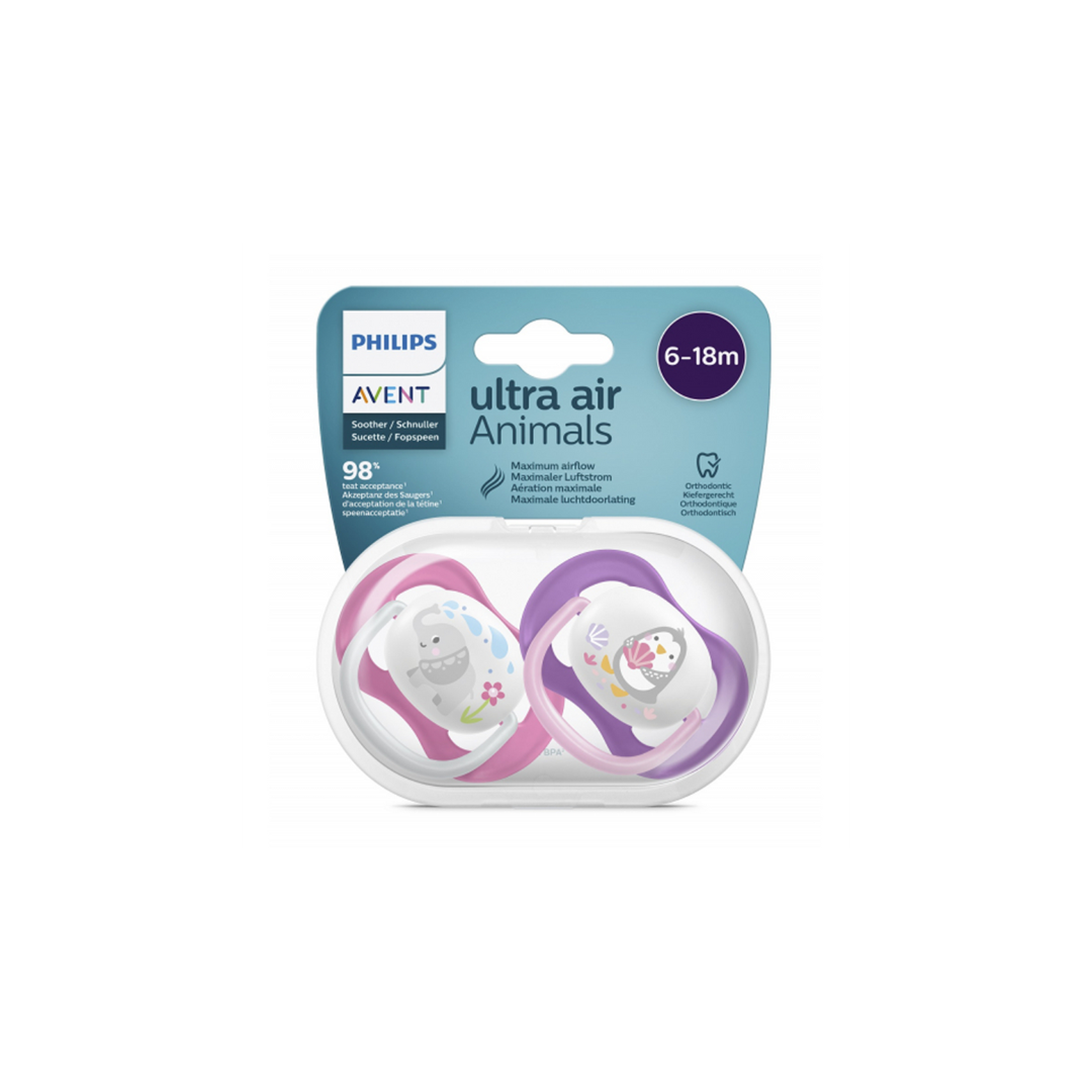 15490 AVENT /  Ավենտ ծծակ սիլիկոն 6-18ամս աղջիկ N2 080/08 333