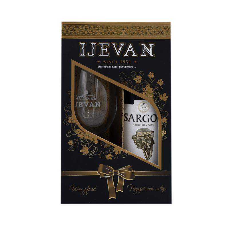 Вино Ijevan Sargon бел.сух 0.75л+бок