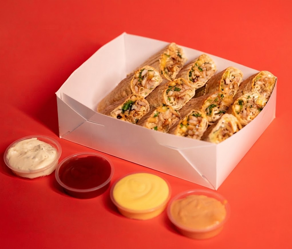 Shawarma set with beef (12 pieces)