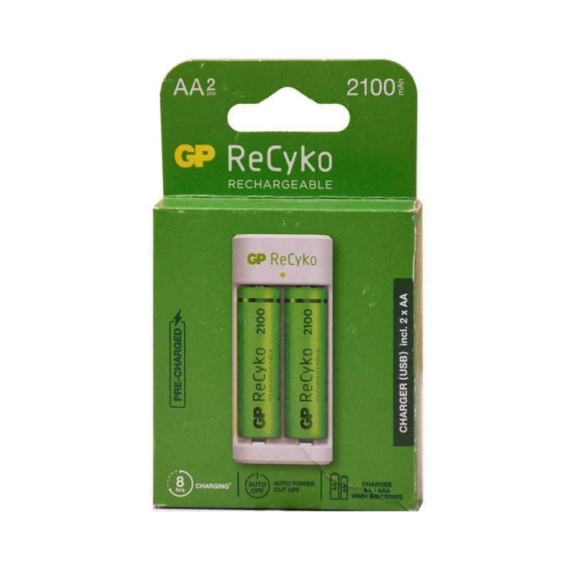Rechargeable "GP" 2100 5V+batteries AA 2pcs