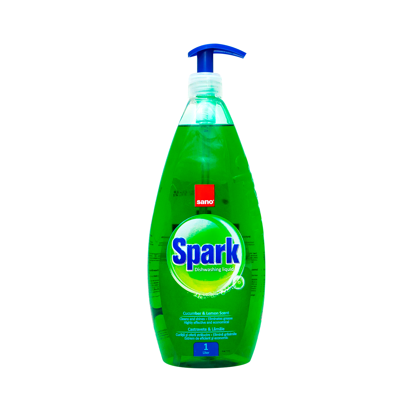 Жидк. д/посуды Sano Spark огур.и лим. 1л