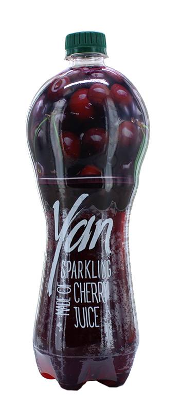 Refreshing carbonated drink "Yan" 930ml Cherry 